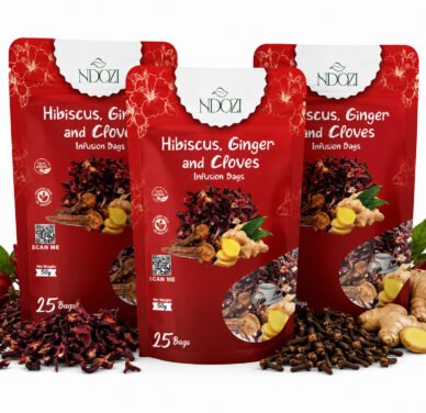 Ndozi® Hibiscus, Ginger & Cloves Infusion Tea